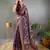 Purple Cotton Blend & Designer Zari Weaving Rich Pallu Saree With Blouse