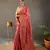 Pink Leelavanti tussar silk bland embroidary work saree with Blouse