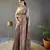 Brown Leelavanti tussar silk bland embroidary work saree with Blouse
