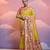 yellow soft banarasi paithani silk saree with beautiful combination of kanjivaram saree