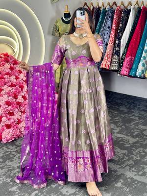 Purple kota silk 1