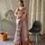 Grey Cotton Blend Kalamkari Printed Saree Rich Pallu Saree With Blouse