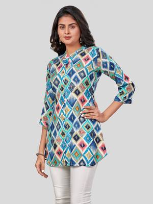  rayon printed short kurti 4