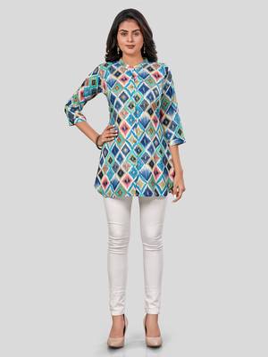  rayon printed short kurti 5