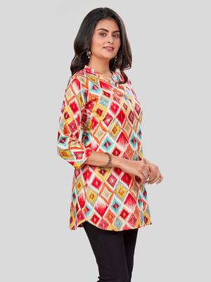  rayon printed short kurti 3