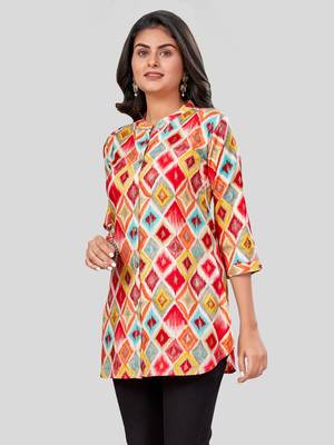  rayon printed short kurti 4