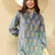 blue floral printed regular tunic