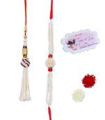 Handmade rakhi combo fancy collection couple pair set atest rakhi bracelet with roli chawal ( raksha bandhan)