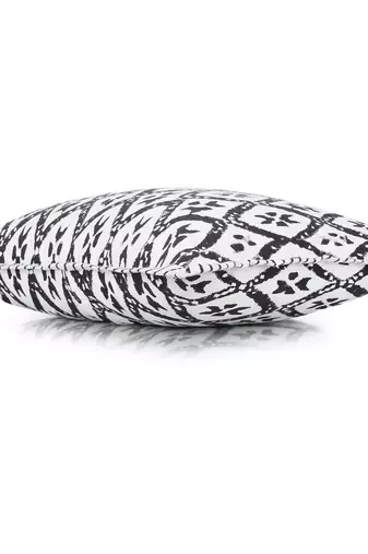 Black and white Block Printed Cushion Cover (Set of 2pcs)