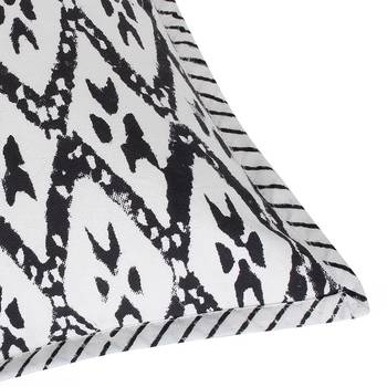 Black and white Block Printed Cushion Cover (Set of 2pcs) 3