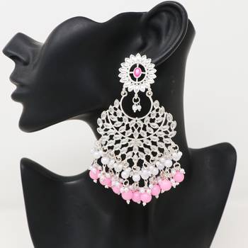 Kundan type zumka earring for girls 2
