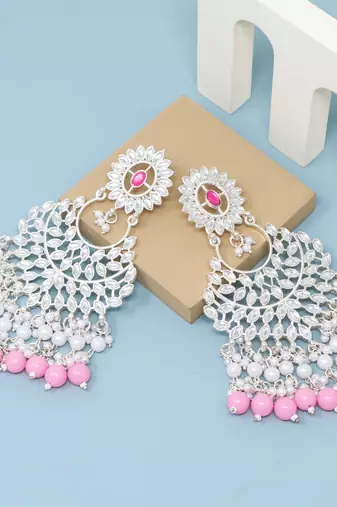 Kundan type zumka earring for girls