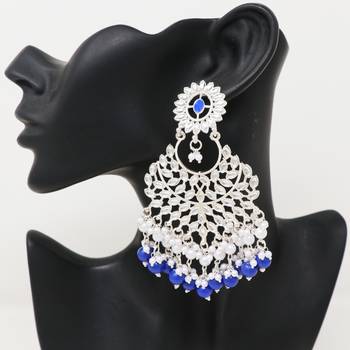 Kundan type zumka earring for girls 2