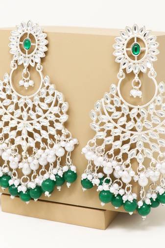 Kundan type zumka earring for girls