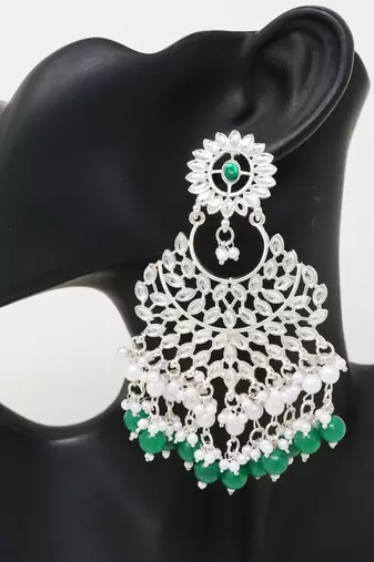 Kundan type zumka earring for girls