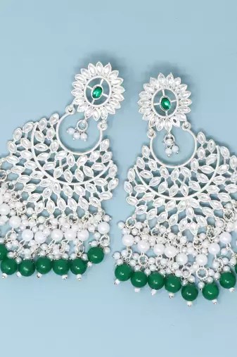 Kundan type zumka earring for girls