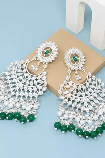 Kundan type zumka earring for girls