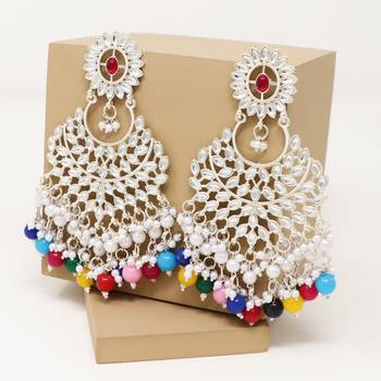 Kundan type zumka earring for girls 1