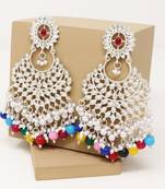 Kundan type zumka earring for girls