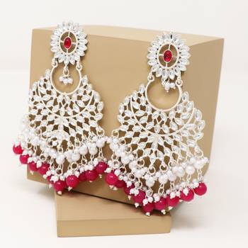 Kundan type zumka earring for girls 1