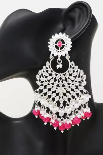 Kundan type zumka earring for girls