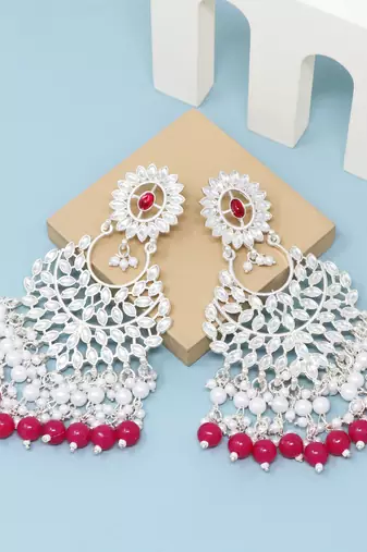 Kundan type zumka earring for girls
