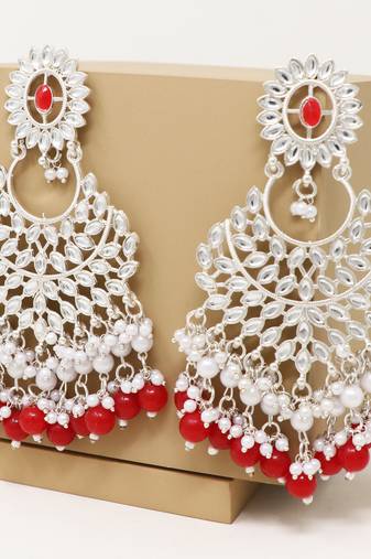 Kundan type zumka earring for girls