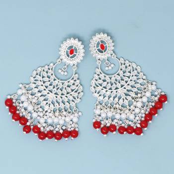 Kundan type zumka earring for girls 3
