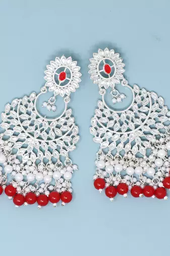 Kundan type zumka earring for girls