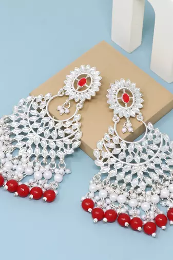 Kundan type zumka earring for girls