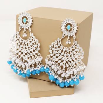 Kundan type zumka earring for girls 1
