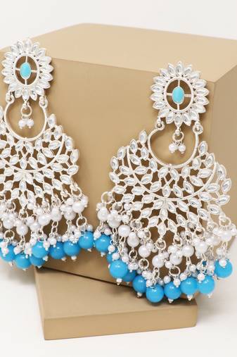 Kundan type zumka earring for girls