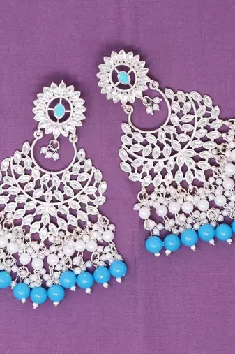 Kundan type zumka earring for girls