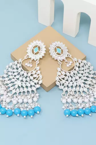 Kundan type zumka earring for girls