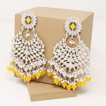 Kundan type zumka earring for girls 1