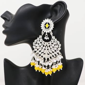 Kundan type zumka earring for girls 2