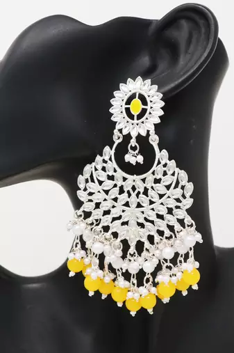 Kundan type zumka earring for girls