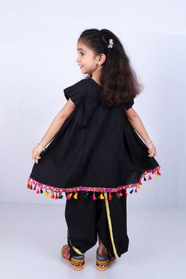Aglare girls's cotton,palazzo set sets for girls suite,girls suit salwar,palazzo set black 3