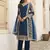 Navy Blue Net Embroidered Pakistani Salwar Kameez