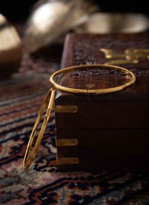 Gold-Plated Bangle Set 3