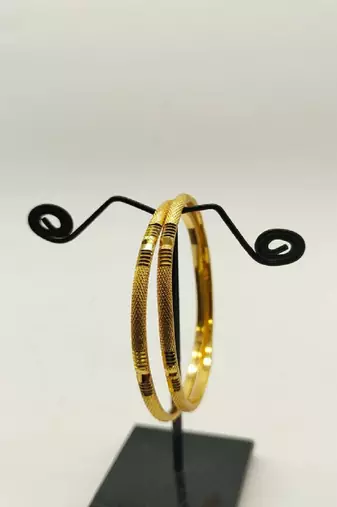 Gold-Plated Bangle Set