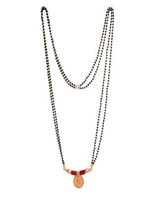 Black Gold Laxmi Motif Mangalsutra 2
