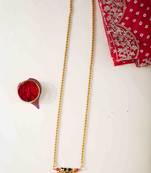 Classiques Yellow Long Gold Plated Mangalsutra