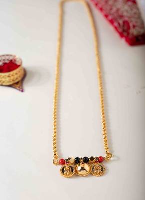 Classiques Yellow Long Gold Plated Mangalsutra 2