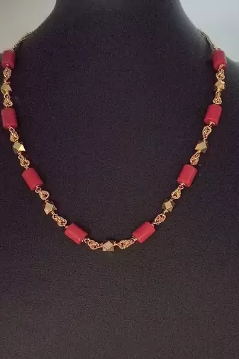 Multicolour Necklace For Traditional Look