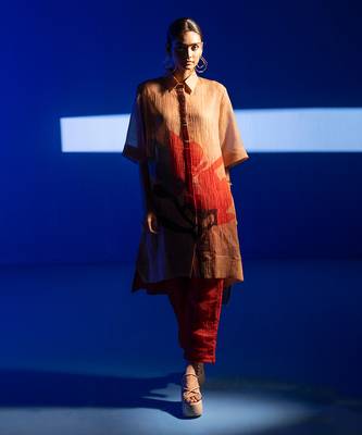 Multicolor japenese quash printed kurta sets 1