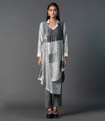 Multicolor dupion silk printed kurta sets