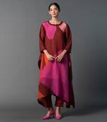 Multicolor japenese quash printed kurta sets