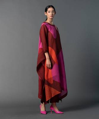 Multicolor japenese quash printed kurta sets 4