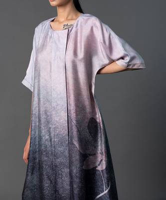 Multicolor dupion silk printed kurta sets 2